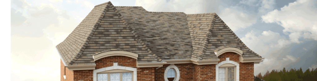 A Distinctive Brick Roof and Tab Shingles in Toronto, ON